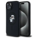 Karl Lagerfeld Silicone Karl&Choupette MagSafe case for iPhone 15 / 14 / 13 - black