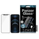 Panzerglass E2E Microfracture Antibacterial Glass with Camera Cover with Swarovsky Crystal for iPhone 12 Pro Max - with Black Frame
