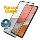 Panzerglass E2E Microfracture antibacterial glass for Samsung Galaxy A72 - with black frame
