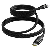 Baseus Tungsten Gold magnetic USB-C / USB-C cable 100W 1m - black