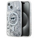 Karl Lagerfeld Liquid Glitter Choupette Head MagSafe case for iPhone 13 - transparent