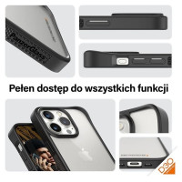 Panzerglass Military Grade Certified PanzerGlass ClearCase iPhone 15 Pro Case - Transparent & Black