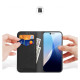 Dux Ducis Hivo iPhone 16 Pro Case with Flip and RFID Protection - Black