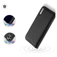 Dux Ducis Hivo iPhone 16 Pro Case with Flip and RFID Protection - Black