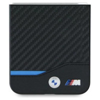 BMW Carbon Blue Line Case for Samsung Galaxy Z Flip 6 - Black