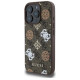 Guess Peony On 4G Background MagSafe case for iPhone 16 Pro - brown