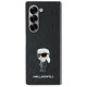 Karl Lagerfeld Saffiano Ikonik Pin Case for Samsung Galaxy Z Fold 6 - Black