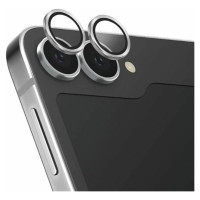 Uniq Optix Auminium Tempered Glass for Lens with Applicator for Samsung Galaxy Z Flip 6 - Silver