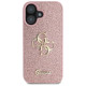 Guess Fixed Glitter Big 4G iPhone 16 Case - Pink