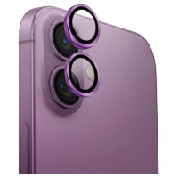 Uniq Optix Aluminum Camera Lens Protector with Applicator for iPhone 16 / iPhone 16 Plus - Pink
