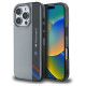 BMW Motosport IML Vertical Stripe iPhone 16 Pro Case - Gray