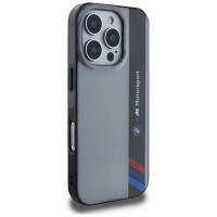 BMW Motosport IML Vertical Stripe iPhone 16 Pro Case - Gray