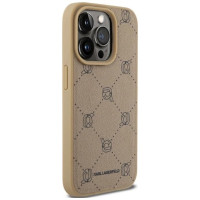 Karl Lagerfeld Magsafe Karl Head iPhone 15 Pro Case - Beige