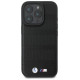 BMW M Perforated And Stitched Line MagSafe case for iPhone 16 Pro Max - black