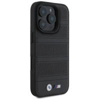 BMW M Perforated And Stitched Line MagSafe case for iPhone 16 Pro Max - black