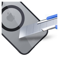 3Mk Protection 3mk Satin Armor MagCase with MagSafe iPhone 16 Pro Max - Clear with Black Frame