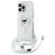 Karl Lagerfeld IML Choupette Head & Cord Magsafe iPhone 16 Pro Case - Clear