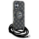 Karl Lagerfeld IML Crossbody Monogram Karl & Choupette Head MagSafe iPhone 16 Case - Black