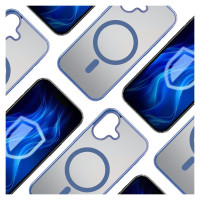 3Mk Protection 3mk Frosty MagCase Blue Case for Apple iPhone 16 - blue
