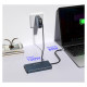 Wozinsky USB-C Hub 14 in 1 Wozinsky WDS03Y5S Multifunctional, Aluminum, for 3 Monitors, with 15 cm Cable - Gray