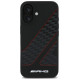 Mercedes AMG Checkered Flag Pattern MagSafe iPhone 16 Case - Black