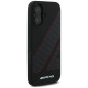 Mercedes AMG Checkered Flag Pattern MagSafe iPhone 16 Case - Black