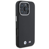 BMW M Smooth Full Wrapped Metal MagSafe Case for iPhone 16 Pro Max - Black