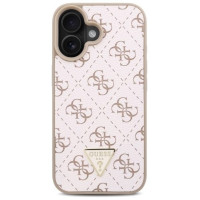 Guess New 4G Triangle Case for iPhone 16 Plus - White