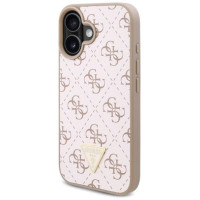 Guess New 4G Triangle Case for iPhone 16 Plus - White