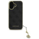 Guess 4G Charms Collection case for iPhone 16 - black
