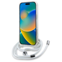 Karl Lagerfeld Crossbody IML Karl Head Magsafe Case for iPhone 16 Pro Max - Clear