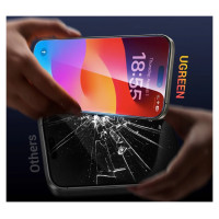 Ugreen SP630 Tempered Glass with Mounting Frame for iPhone 16 Pro Max (2 pcs.)