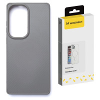 Wozinsky Carbon Fiber Case with MagSafe for Samsung Galaxy S25 - Gray
