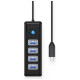Orico PW4U-C3 USB-C / 4x USB-A 3.0 Hub - Black