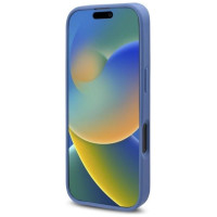 Guess 4G Flowers Print MagSafe case for iPhone 16 Pro Max - blue