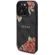 Guess GUHMP16LP4ROPEMCK iPhone 16 Pro 6.3" black/black hardcase 4G Flowers Print MagSafe