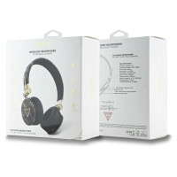 Guess Bluetooth ENC GUBH70E4PTMK on-ear headphones black/black 4G Triangle Round Shape