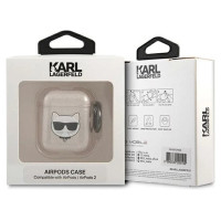 Karl Lagerfeld Glitter Choupette Case for AirPods 1 / 2 - Gold