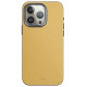 Uniq Lyden DS iPhone 15 Pro 6.1" Magclick Charging case canary yellow-flint grey