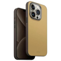 Uniq Lyden DS iPhone 15 Pro Max 6.7" Magclick Charging case yellow-gray/canary yellow-flint gray