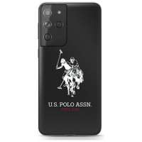 U.s. Polo Assn. US Polo Shiny Big Logo Case for Samsung Galaxy S21 Ultra - Black