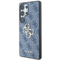 Guess Big 4G Logo Classic Logo case for Samsung Galaxy S25 Ultra blue