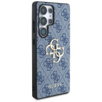 Guess Big 4G Logo Classic Logo case for Samsung Galaxy S25 Ultra blue