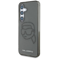 Karl Lagerfeld Case Karl Lagerfeld Rhinestones Karl Head Logo Samsung Galaxy S25 black