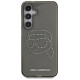 Karl Lagerfeld Case Karl Lagerfeld Rhinestones Karl Head Logo Samsung Galaxy S25 black