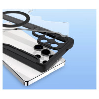 Dux Ducis Skin X Pro Case for Samsung Galaxy S25 Ultra with MagSafe and Wallet - Black