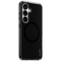Panzerglass CARE by PanzerGlass Flagship Urban Combat Black QI Case for Samsung Galaxy S25 - Semi-transparent Smoke