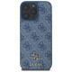 Guess HC PU 4G Small 4G and Classic Case for iPhone 16 Pro MagSafe - Blue
