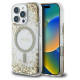 Guess HC Resin Bottom Glitter MagSafe case for iPhone 16 Pro - gold