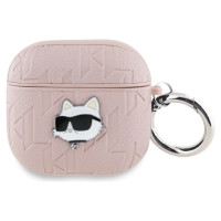Karl Lagerfeld Monogram Choupette Head Case for AirPods 4 - Pink